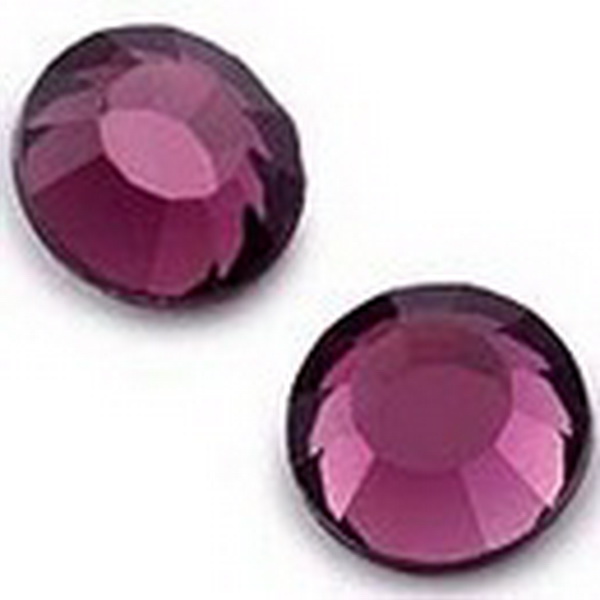 72 Swarovski Strasssteine SS16 Amethyst (204) 2058 No HotFix